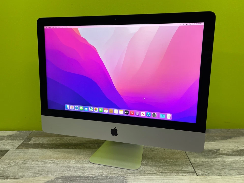 2015 Apple iMac 21.5" Desktop - Core i5 2.8GHz - 8GB - 1TB - macOS Monterey - Image 3 of 4