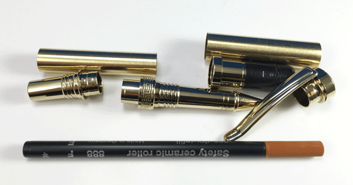 Citizen Roller Ball / Fountain Pen Turning Kit - Rhodium, Black or Gold Titanium - Picture 7 of 9