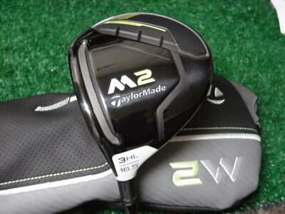Left Hand New 2017 Taylor Made M2 16.5 degree 3 HL Wood Reax 55 Graphite Regular