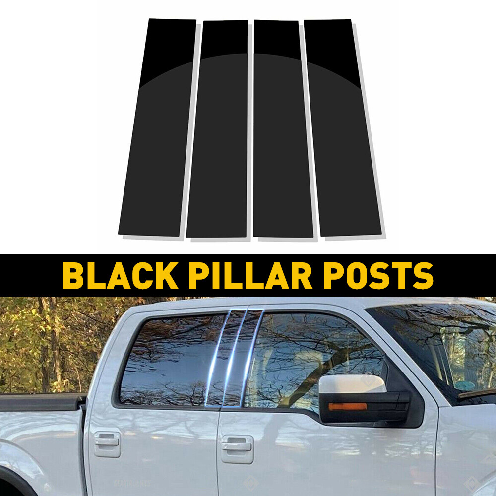 4 PCS Car Pillar Posts Trim Decorative Cover For 2004-2014 Ford F150 Accessories - Foto 6