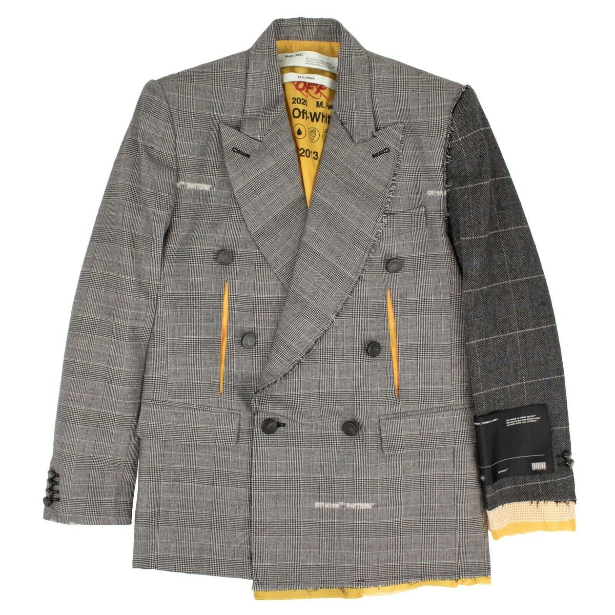 Off-White c/o Virgil Abloh Suit Jacket in Gray