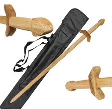 Tai Chi Wooden Carved Sword Martial Arts Kung Fu Practice Training Chinese Sword