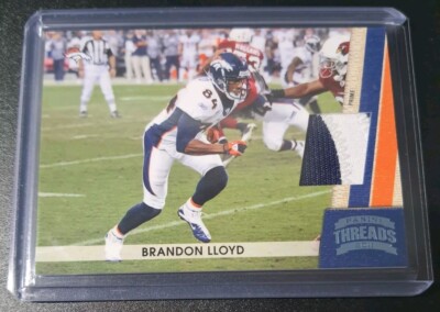Brandon Lloyd - Threads 2011 - Denver Broncos - Game-worn Jersey Patch - /99