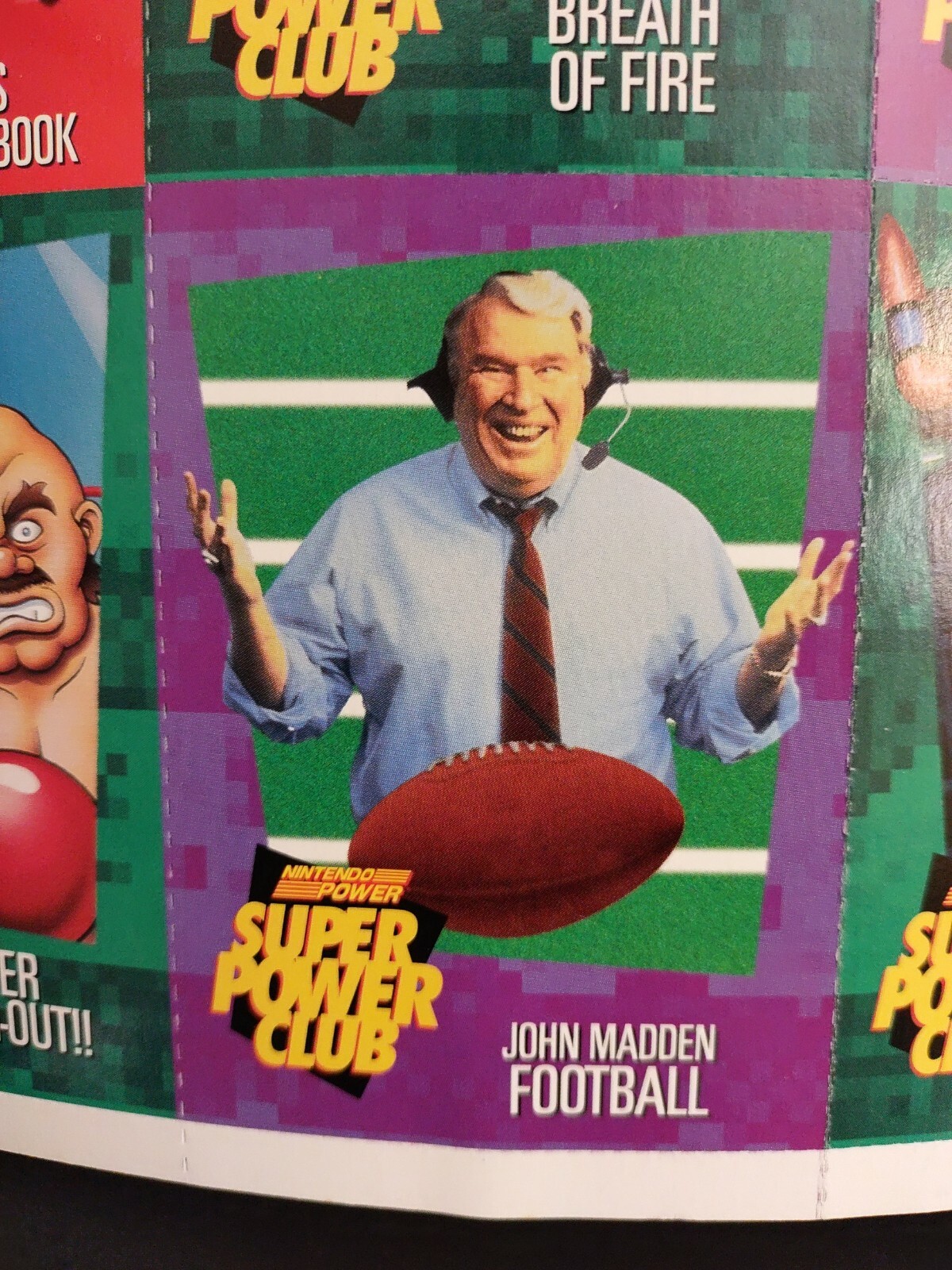 Nintendo Power Magazine Volume 67 December 1994 John Madden Rookie Card RC  162 45496690670 | eBay