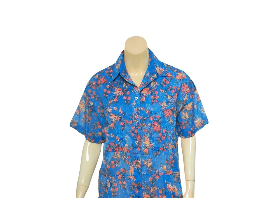 Macacão Isabel Marant Lindsie estampa floral XS 34 feminino casual colarinho 38281 - Imagem 4 de 4