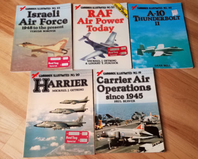 Warbirds Illustrated Modern Aircraft RAF Israel Lot BnB