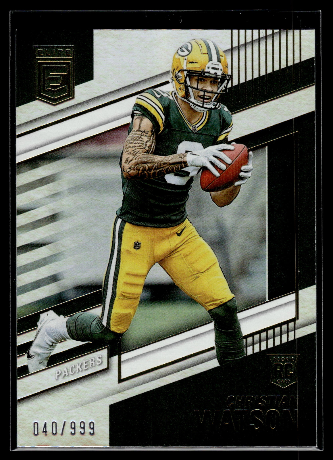 Christian Watson 2022 Donruss Elite Rookie Card /999 #152