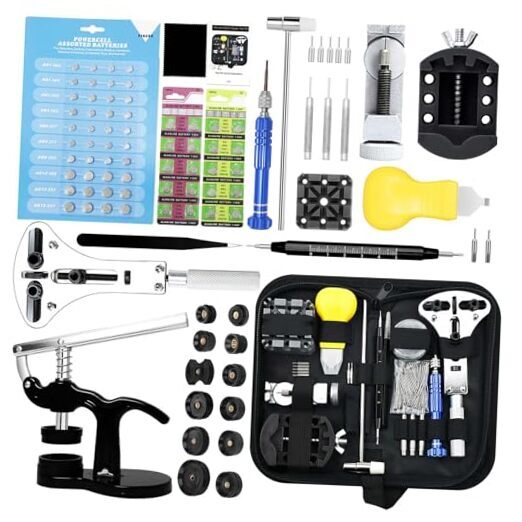Watch Repair Kit, Professional Watch Battery Replacement Kit, Watch
