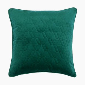 teal 16x16 velvet pillow decorative inch quilted diamond