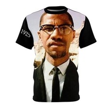 Unisex Cut Sew Tee Malcolm X