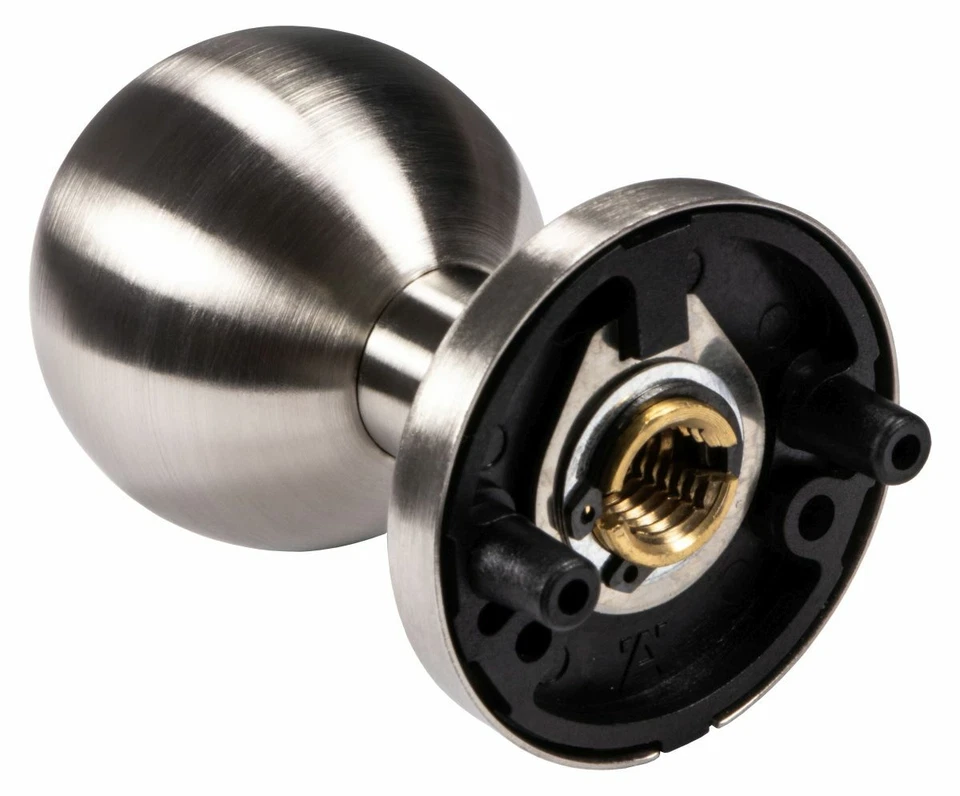 Türknopf Edelstahl Niro Knauf Türknauf Zimmertür Knopf Haustür silber Kugel Ø 50 - Bild 3 von 4