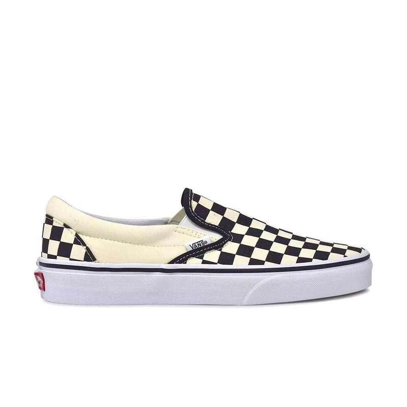 VANS CLASSIC SLIP ON CHECKERBOARD SHOES VN000EYEBWW-SIZE MENS 8.5 / WOMENS 10
