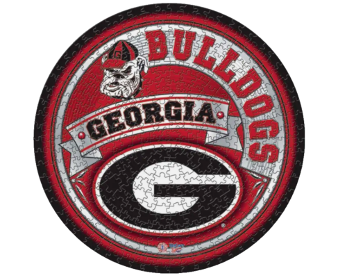 Georgia Bulldoggen Puzzle im Karton 500 Teile Brandneu Versiegelt - Bild 1 von 1