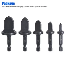 5PCS Copper Tube Expander Tool Set HVAC Pipe Flaring Swaging Kit