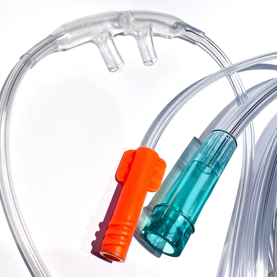 Cánula nasal de CO2 para adultos entrega de O2 para Oridion Microstream 006912 010304 7 pies Foto 2 de 3