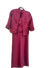 JJs House Mother of the Bride Special Occasion Dress Burgundy Size 6