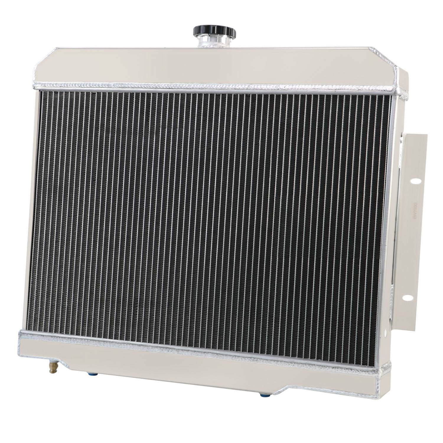 Aluminum Fan Shroud & Dual 10" Electric Fan Kit With Thermostat For 1972-1986 Jeep CJ5 CJ7 Cherokee, Commando, J10 J20