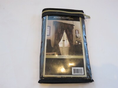 Robert Allen Home Windsor Mocha Ascot Valance NIP