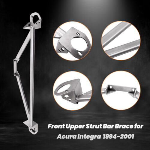 Front Upper Strut Tower Brace Bar For Honda Integra DC2 Civic EG EK 1995-2001 - Picture 5 of 12