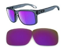 Galaxy Replacement Lenses For Oakley Holbrook Purple 100 UVAB Polarized 