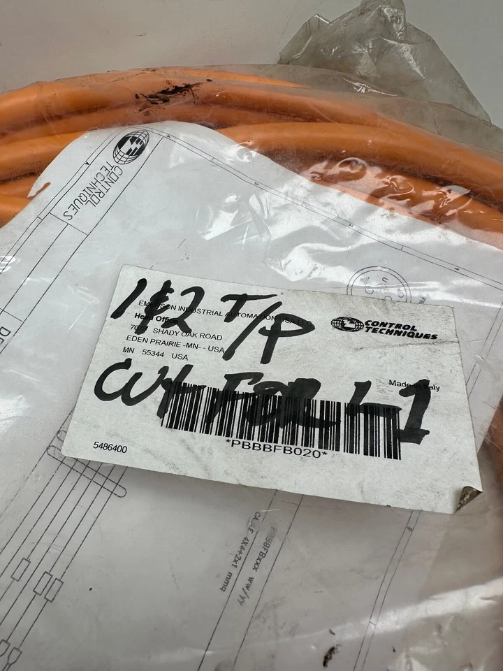 Control Techniques PBBBFB020 Power Cable New - Image 2 of 4