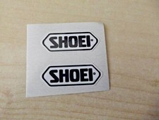 FACTORY SHOEI HELMET EMBLEM RACE VISOR STICKERS X 2 JUST LIKE THE BEST USE!!