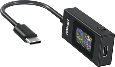 Diymore USB C Tester Power Meter,Digital Multimeter, Type C Voltage and Current