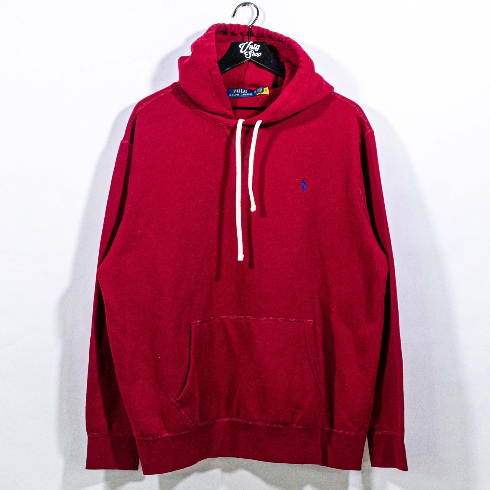 Polo Ralph Lauren Pony Felpa con Cappuccio XL Y2K Streetwear Preppy Skate