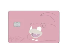 Slowpoke Pokemon Edition Credit Card Skin / Decal Sticker NEW Pink