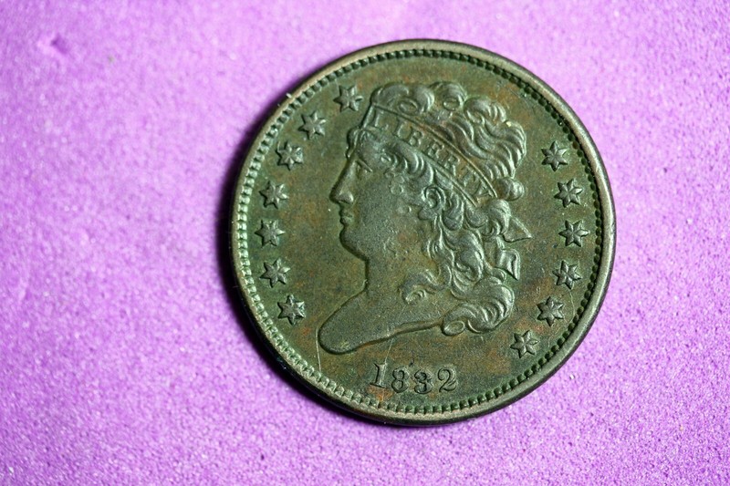 ESTATE FIND 1832 - Classic Head Half Coin! #J29380