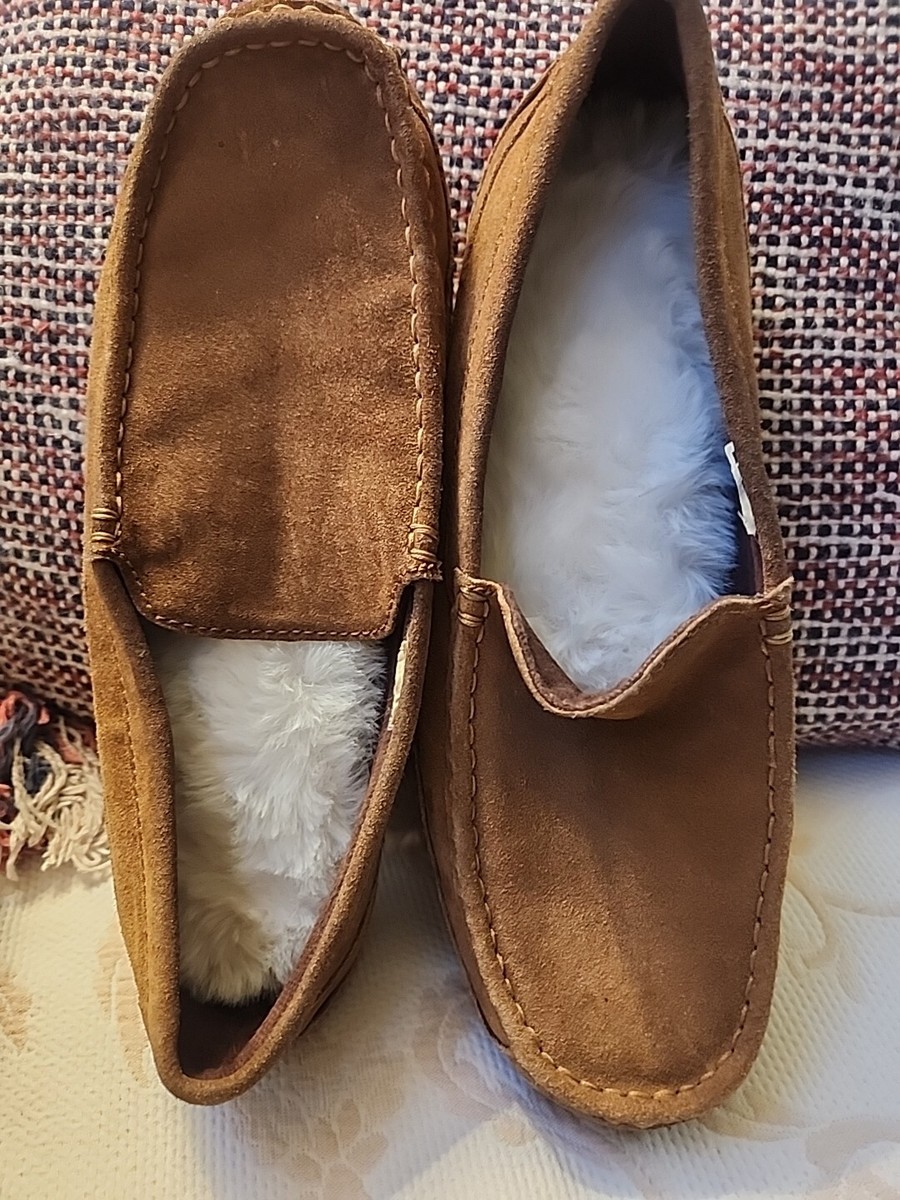 UGGS Adler Men's Suede Casual Sleeper Loafers Shoes Chestnut Brown