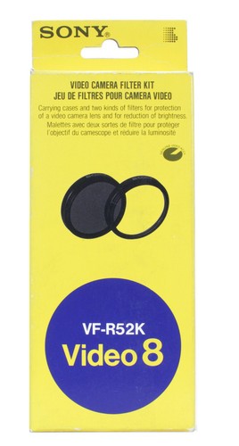 Sony VF-R52K 2 Filtres 52 mm Video 8 (Réf#L-358)