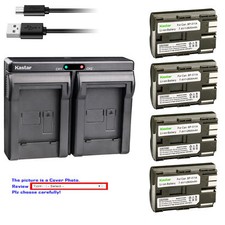 BP-511 Battery or Dual Slim Charger for Canon Optura 10, Optura 20, Optura 50MC
