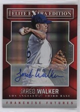 2014 Elite Extra Edition Franchise Futures Signatures Jared Walker Auto 11b4