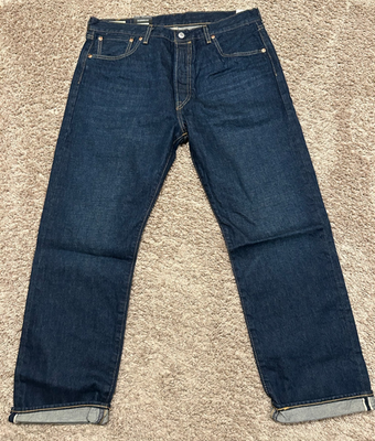 Levi's Premium 501 '93 Straight Selvedge Blue Jean 100% Cotton
