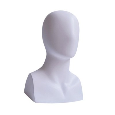Schaufensterpuppe Kopf Mannequin Kopf Multifunktional mit Schulter Perücke Display Ständer für