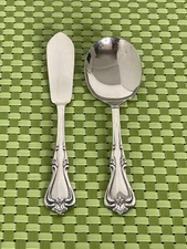 Oneida BRIARWOOD Stainless 2pc Serving Set All American WM Dalton Flatware