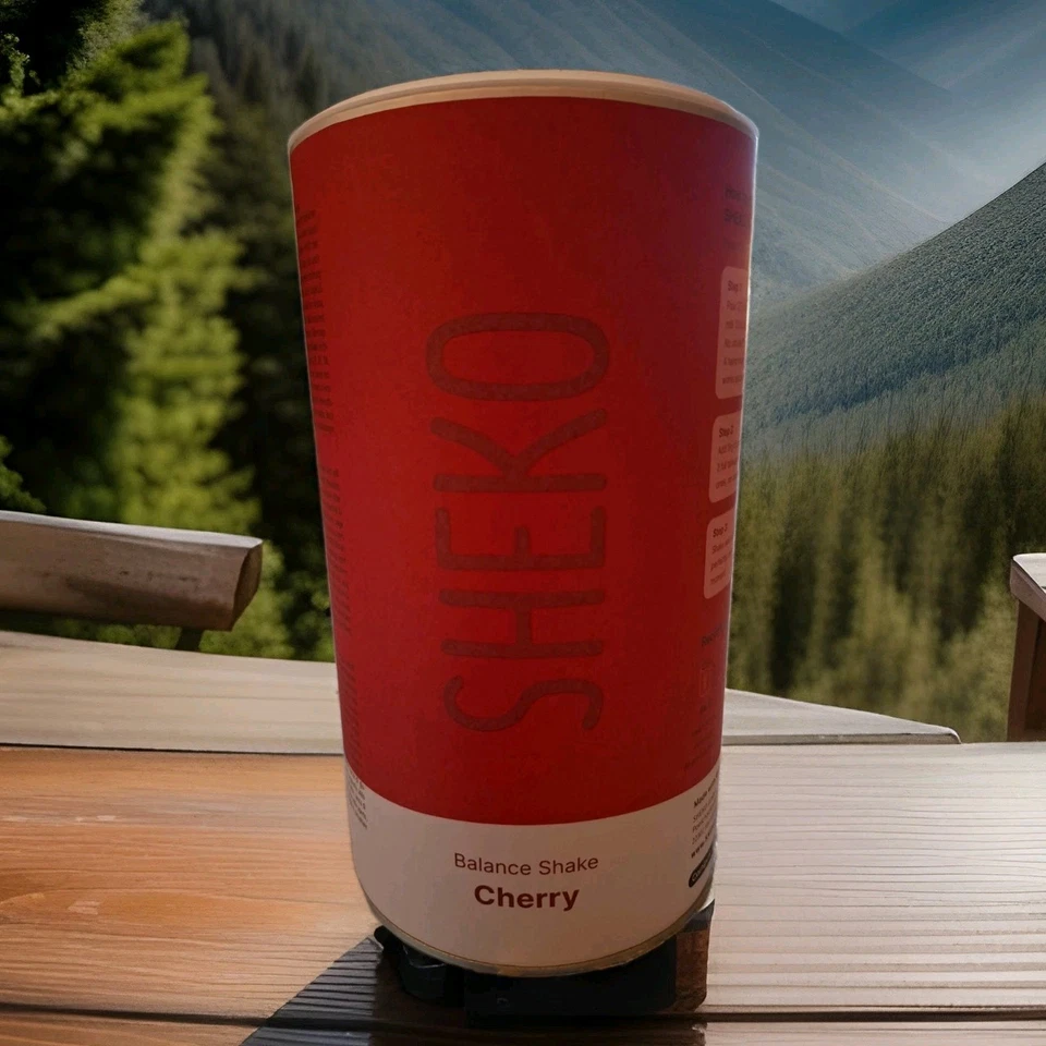 SHEKO Diät Shake Cherry Kirsche BCM-Diät | 69 % Eiweiß 25 Portionen Glutenfrei - Bild 1 von 1