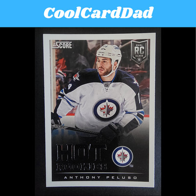 2013-14 Score Anthony Peluso Rookie Winnipeg Jets #602