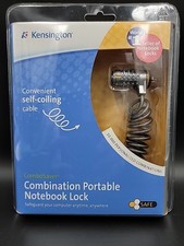 Kensington Self Coiling Combination Portable Notebook Lock K64515USA New Sealed