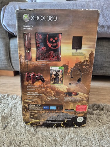 Microsoft Xbox 360 320GB Limited Edition Gears of War Console Boxed - Picture 11 of 15