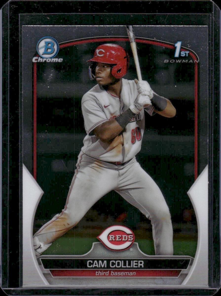 2023 Bowman #BCP-125 Cam Collier 1st Chrome Cincinnati Reds