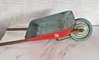 Vintage 1950’s Toy Wheelbarrow Ohio Art Company Red Blue 20" x 9" Metal Tin SS