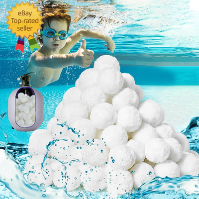 50PCS Pool Filter Balls for Sand-Filter - Dry Filter Sand Balls,Reusable Swimmin