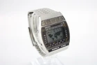 Vintage Seiko Digital World Time Watch A239-5020 Quartz WORKING