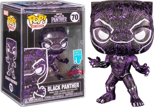 Funko Pop! Black Panther 70 Art Series Special Edition Marvel (Importación USA) - 第 1/2 張圖片