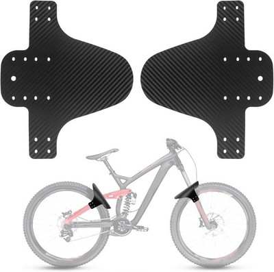 MTB Mud Guard Wings Front Rear Universal Bicycle 12 Ties Carbon