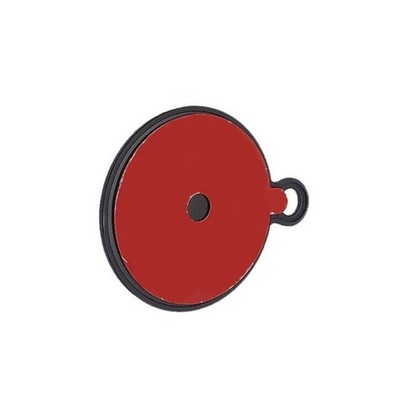 Visible Red Dashboard Adhesive Mount Circular Disk For Phone Navigation Holder