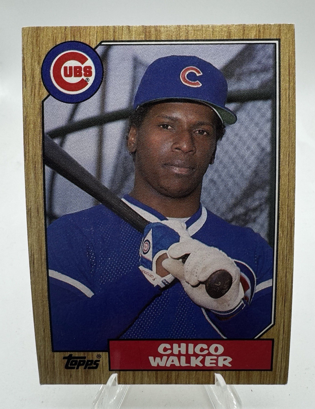 Chico Walker Chicago Cubs #695 1987 Topps ⚾️