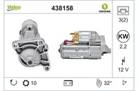 Anlasser Starter Valeo Origins - NEW O.E. Technologie 438158 FüR Opel Renault 2